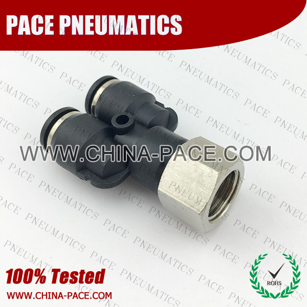 PX,Pneumatic Fittings with npt and bspt thread, Air Fittings, one touch tube fittings, Pneumatic Fitting, Nickel Plated Brass Push in Fittings
